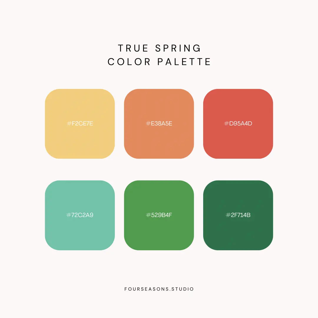 Understanding True (Warm) Spring Color Analysis: Your Complete Guide ...