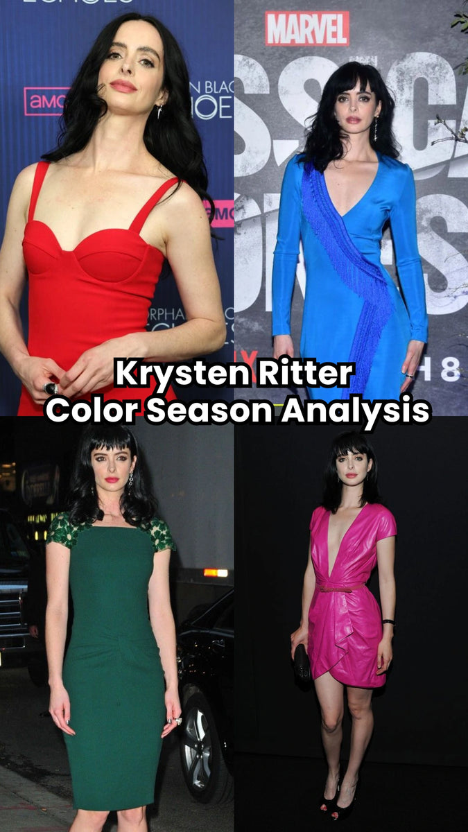 Krysten Ritter Color Season Analysis: A Guide for Bright Winter – Four ...